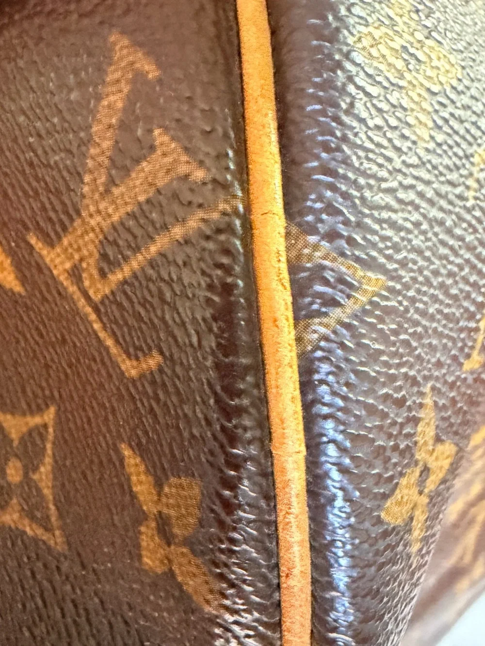 Louis Vuitton Speedy 30 Monogram Vintage Satchel Tote Bag TH1917 Lock Key Dusty
